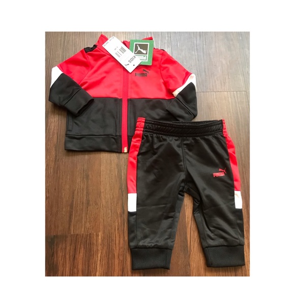 PUMA BABY TRACK JACKET AND JOGGERS SIZE 0-3 MONTHS - Picture 3 of 4